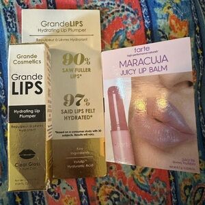 Lip plumper and lip balm